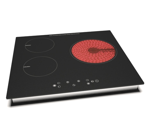 Three Burner Electric Induction Range Cooker