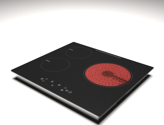 Three Burner Electric Induction Range Cooker