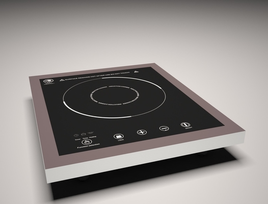 Μαύρη ενιαία επαγωγή Cooktop καυστήρων/ηλεκτρική σόμπα επαγωγής για την εγχώρια συσκευή